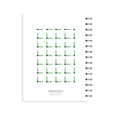 2026 A5 Spiral Teacher Diary - Linear - Green