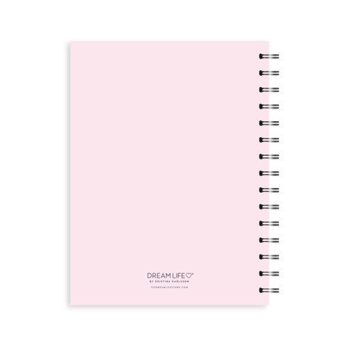 2026 A5 Spiral Vertical Weekly Diary - Stem - Blush