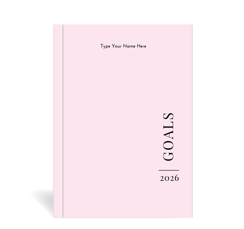 2026 - A5 Goals Diary - Blush