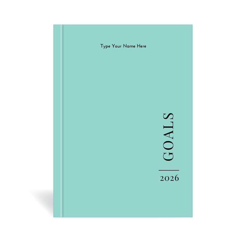 2026 - A5 Goals Diary - Jelly Mint