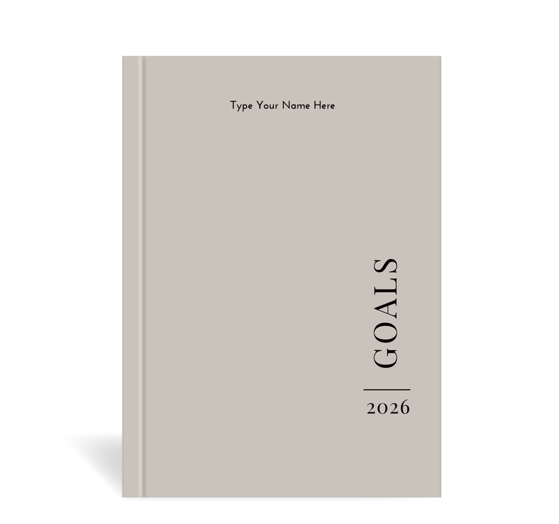2026 - A5 Goals Diary - Stone