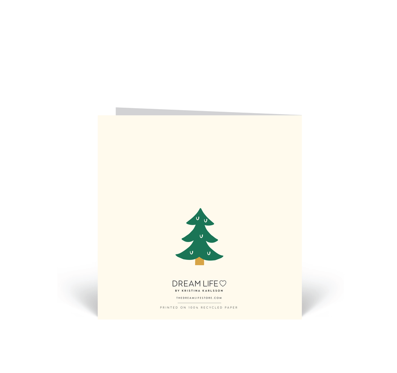 Personalised Christmas Card - Merry Christmas