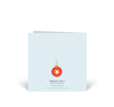 Personalised Christmas Cards 10 Pack - Happy Holidays