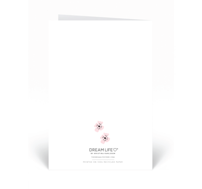 Personalised Card - Blomster - Love You Mum