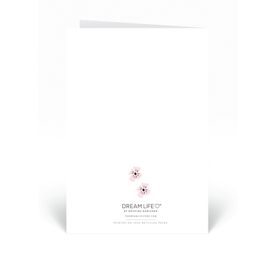 Personalised Card - Blomster - Love You Mum