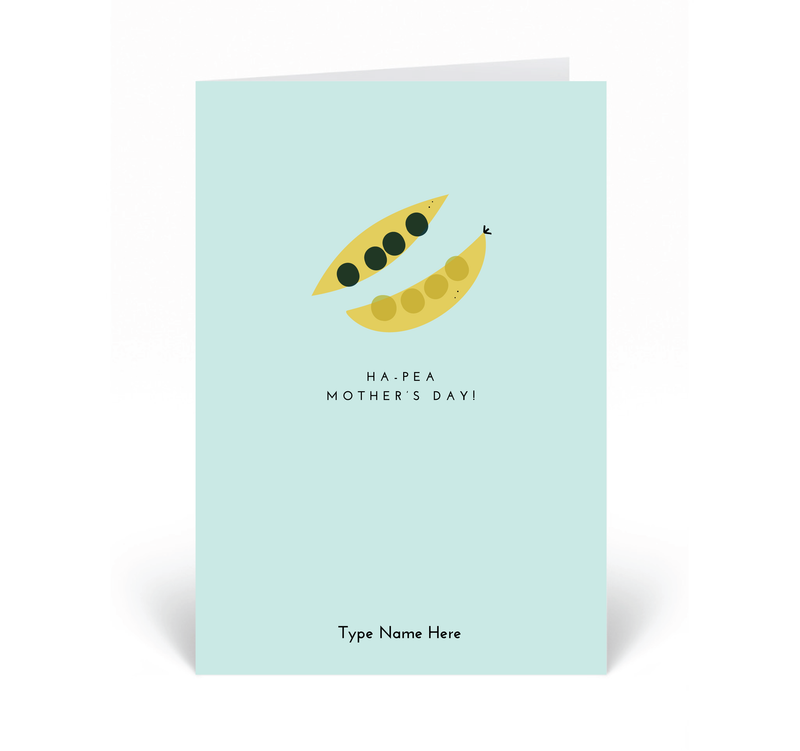 Personalised Card - Ha-Pea Mother&