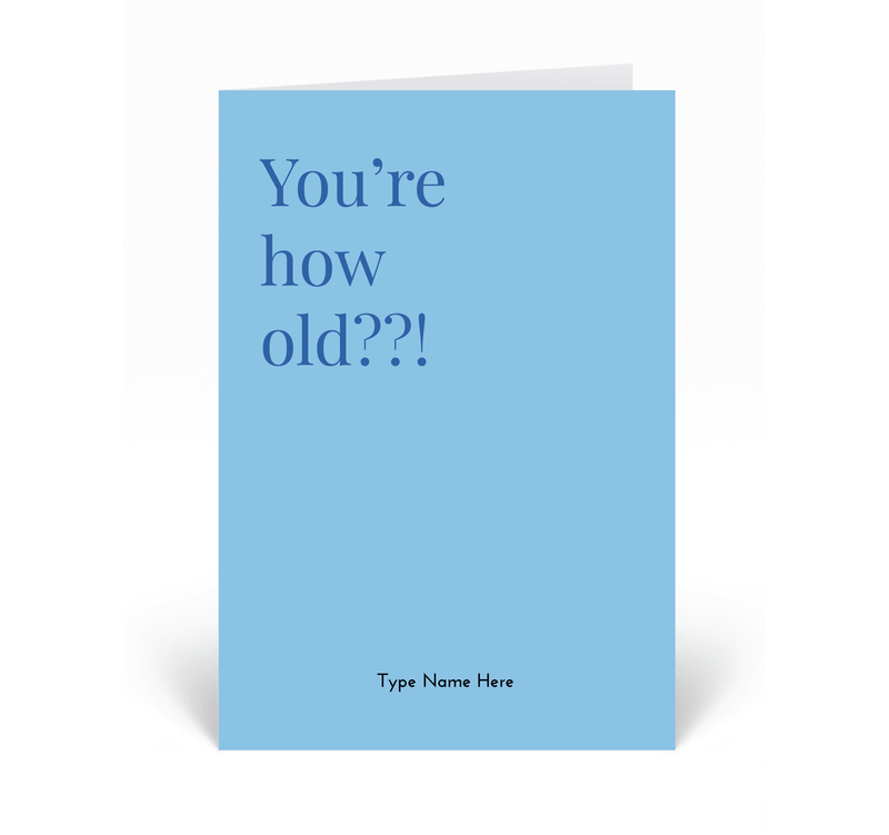 Personalised Card  - You&
