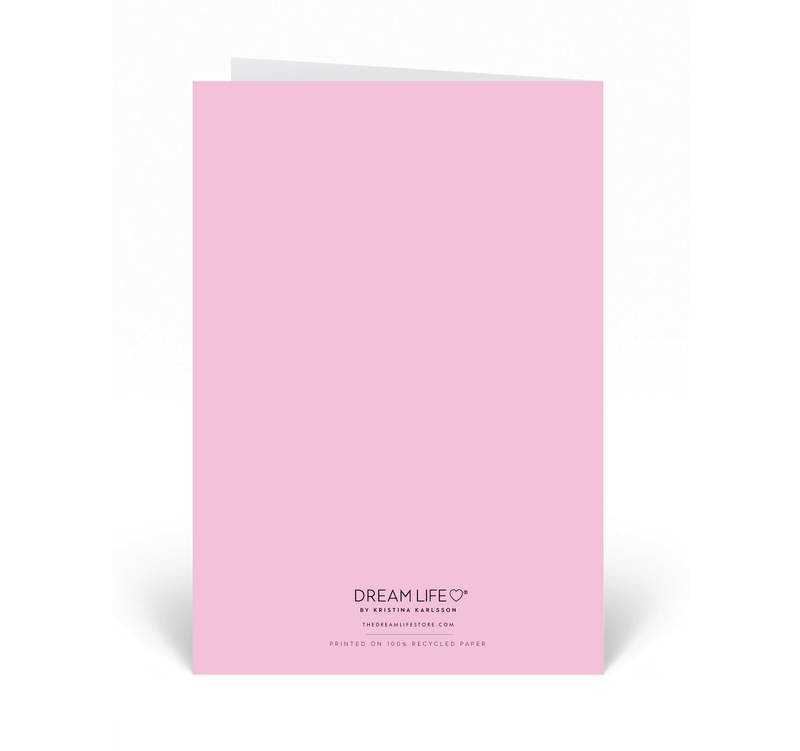 Personalised Card  - Thank You So Much - Pink