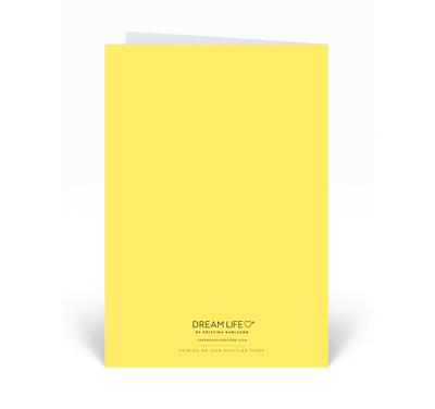 Personalised Card  - Thank You So Much - Yellow