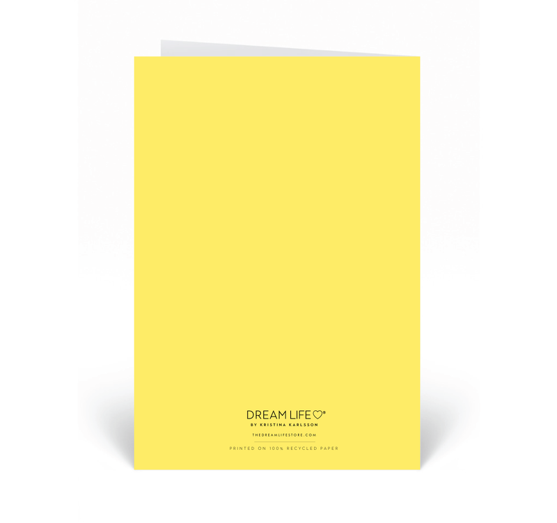 Personalised Card  - Thank You So Much - Yellow