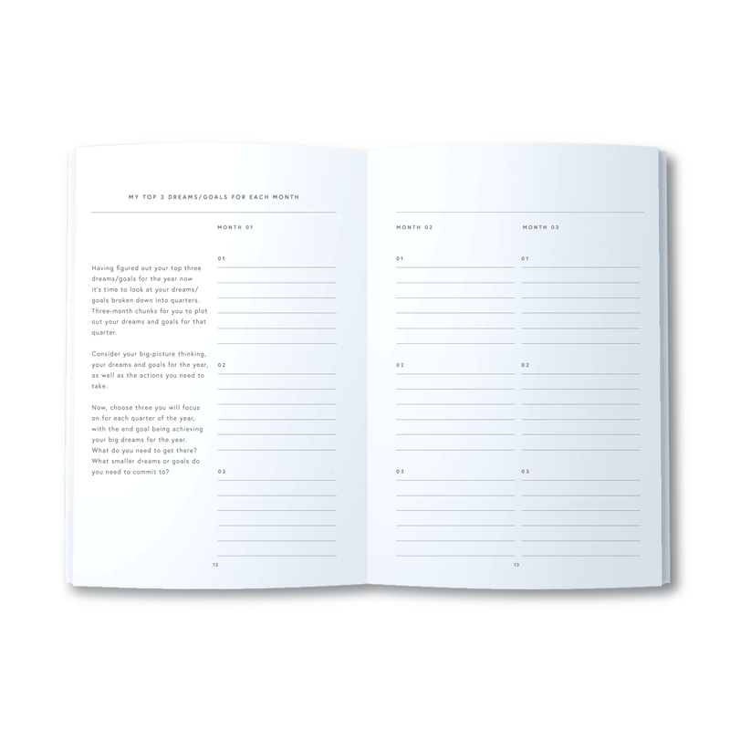 A5 Spiral Journal - Daily Progress - Q4 - Bloom