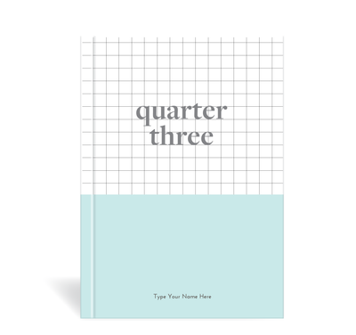 A5 Journal - Daily Progress - Quarter Three - Mint
