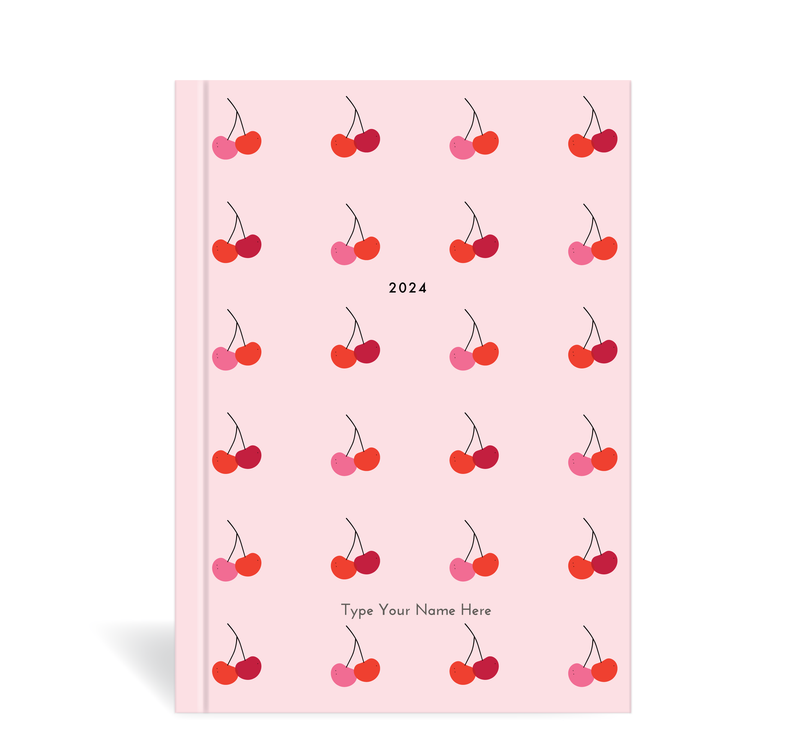 A5 2024 Weekly Spread Diary – Cherries