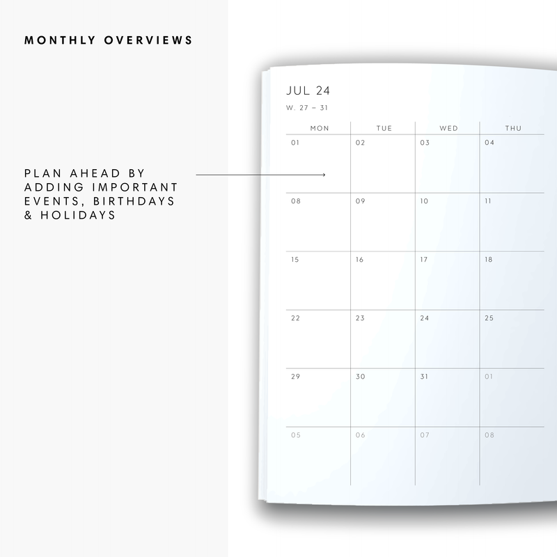 A5 24/25 Financial Diary - Ladies Finance Club - Blue