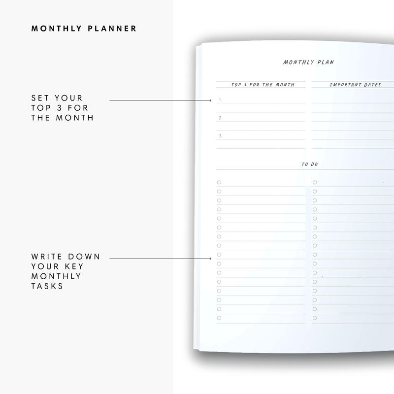 A5 24/25 Financial Diary - Ladies Finance Club - Blue