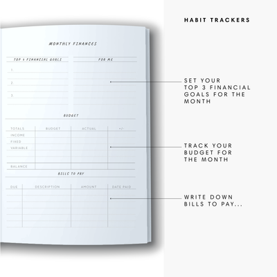A5 24/25 Financial Diary - Ladies Finance Club - Blue