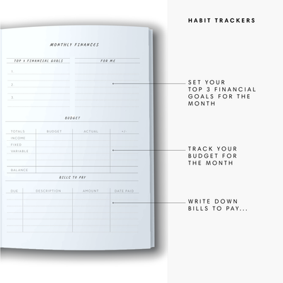 A5 24/25 Financial Diary - Ladies Finance Club - Dots - Teal