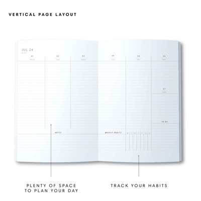 A5 24/25 Financial Diary - Ladies Finance Club - Blue