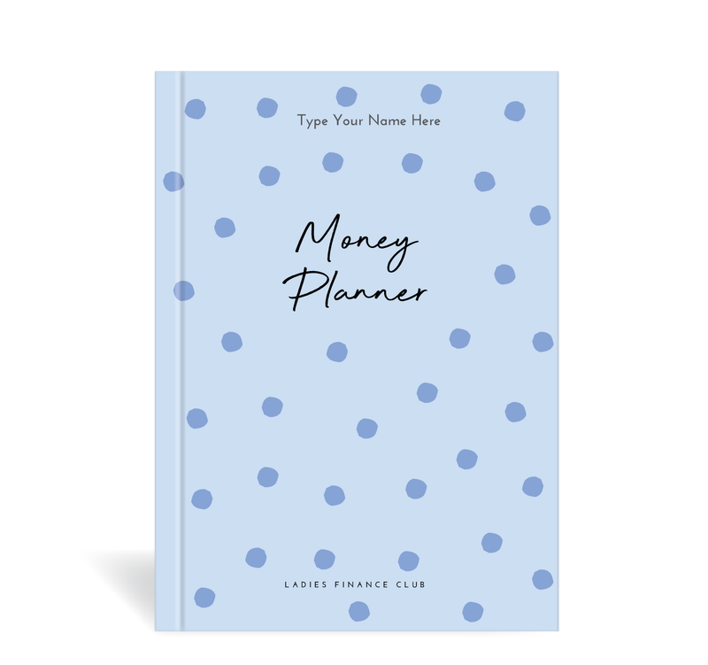 A5 Journal - Ladies Finance Club - Money Planner - Blue