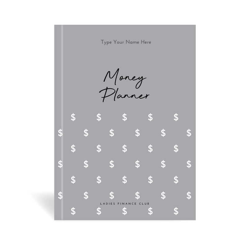 A5 Journal - Ladies Finance Club - Money Planner - Grey