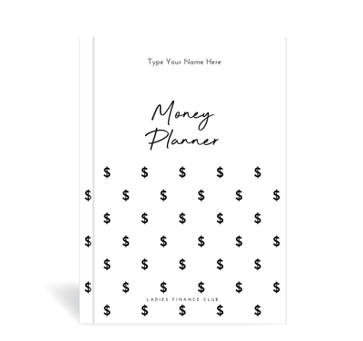 A5 Journal - Ladies Finance Club - Money Planner - White