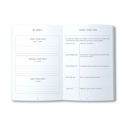 A5 Journal - Ladies Finance Club - Money Planner - Grey