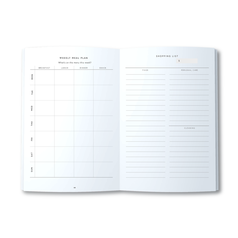 A5 Spiral Journal - Ladies Finance Club - Money Planner - Mint