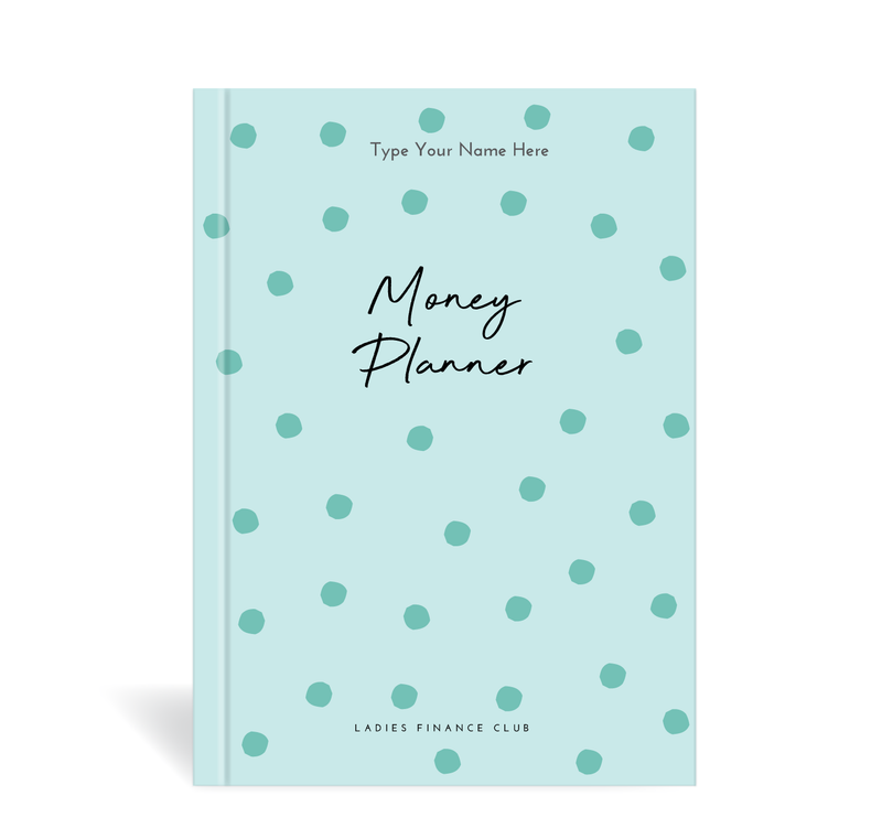 A5 Journal - Ladies Finance Club - Money Planner - Ocean