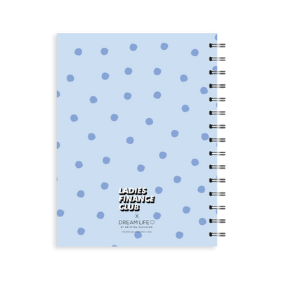 A5 Spiral Journal - Ladies Finance Club - Money Planner - Blue