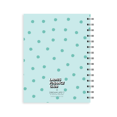 A5 Spiral Journal - Ladies Finance Club - Money Planner - Ocean