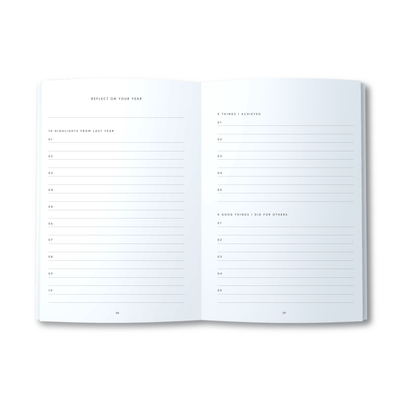 A5 Journal - Plan Your Year - Grey