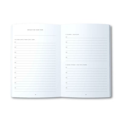 A5 Journal - Plan Your Year - Stripe - Pink