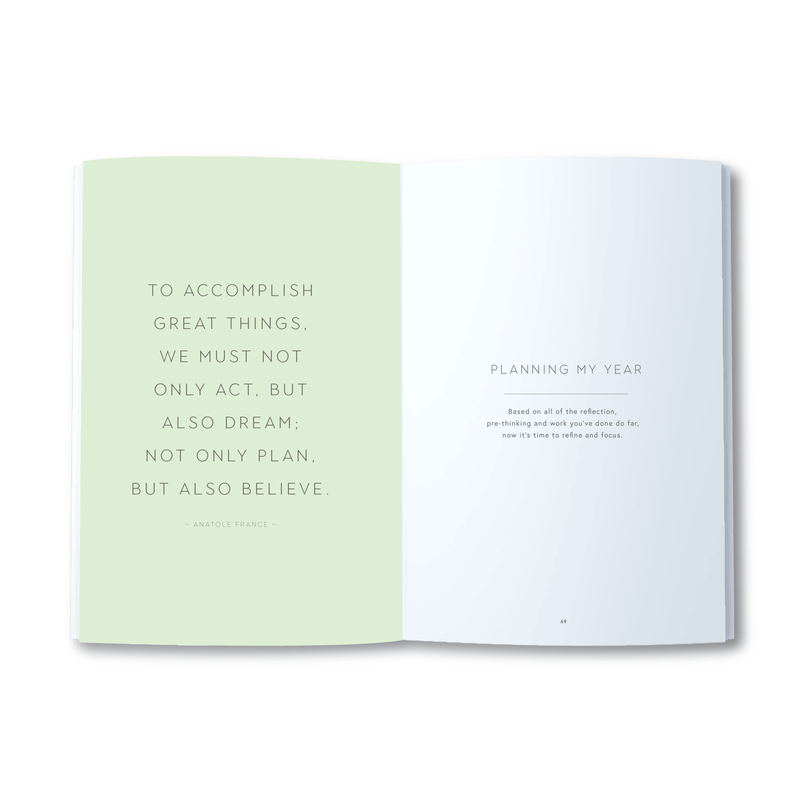 A5 Journal - Plan Your Year - Stripe - Pink