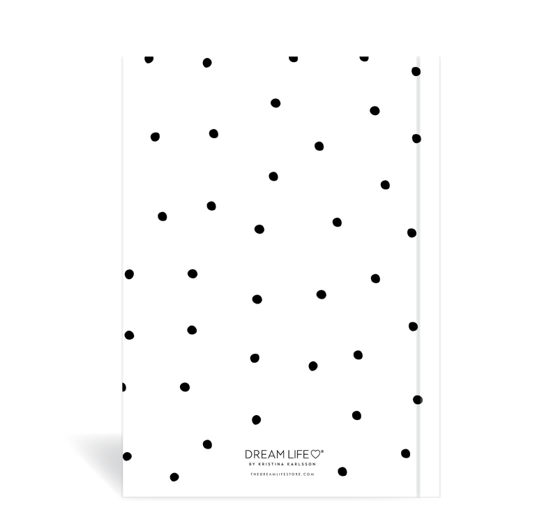 A5 Journal - Plan Your Year - Dots - Black