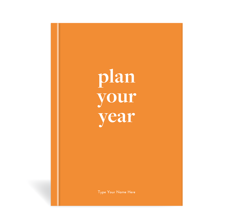 A5 Journal - Plan Your Year - Orange