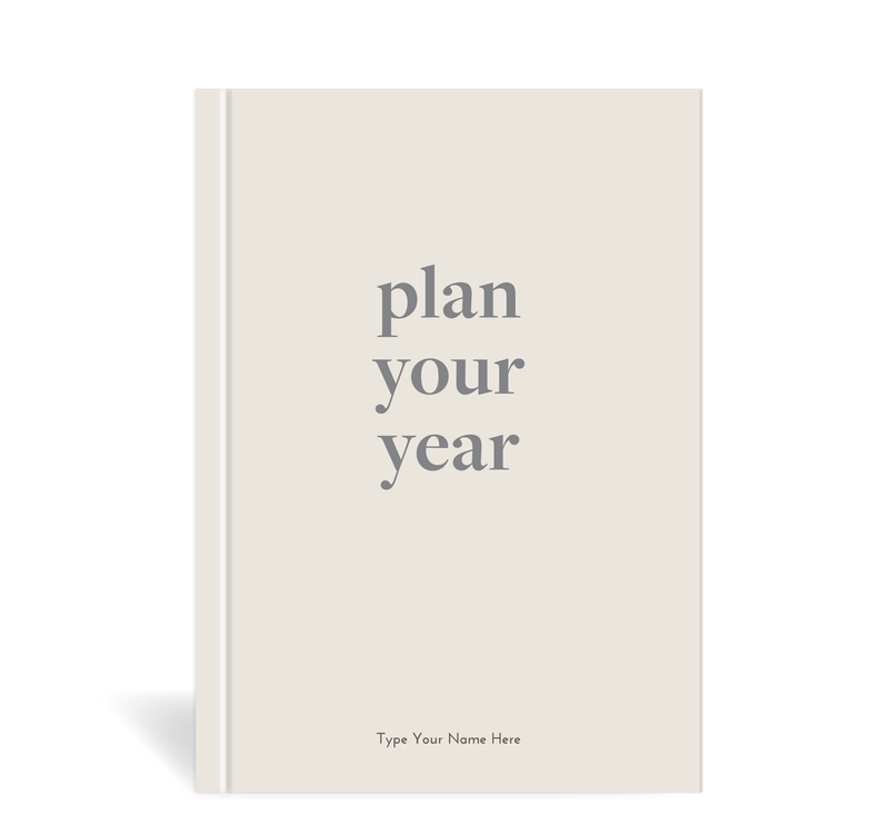 A5 Journal - Plan Your Year - Sand