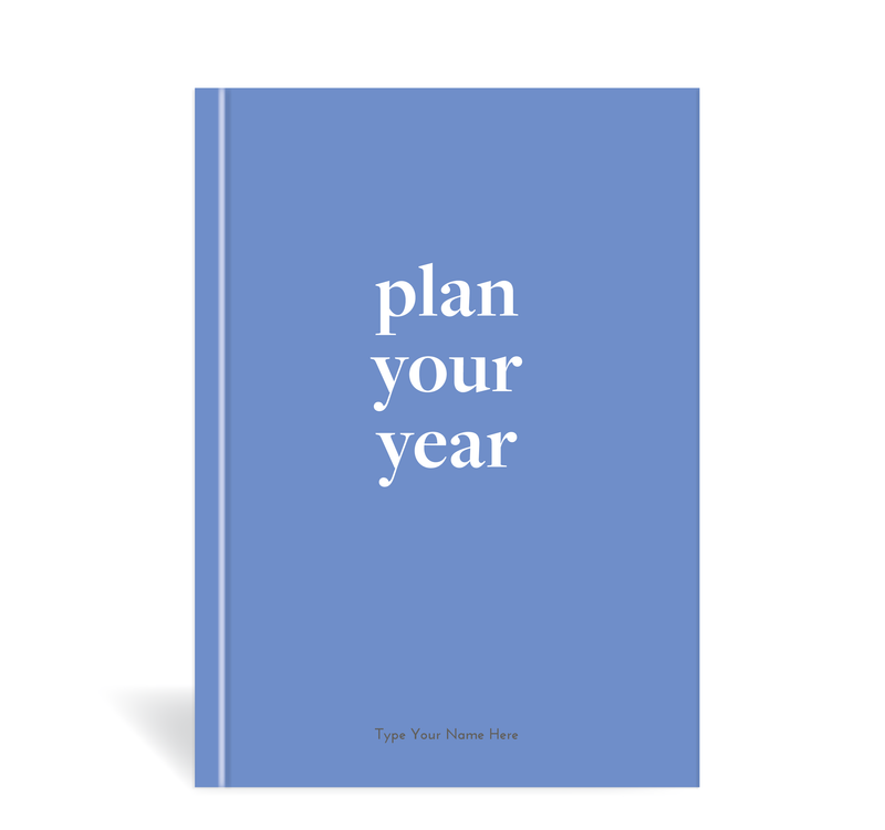 A5 Journal - Plan Your Year - Cornblue