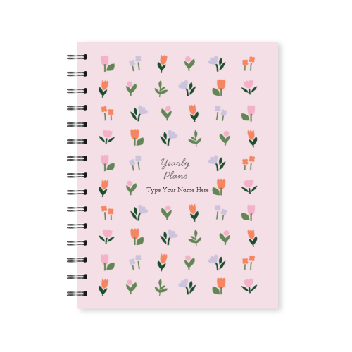 A5 Spiral Journal - Plan Your Year - Bloom