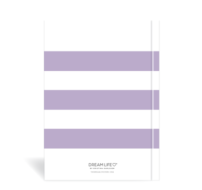 A5 Journal - Plan Your Year - Stripe - Purple