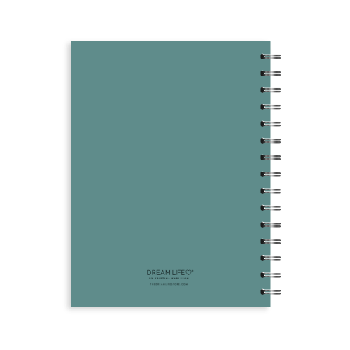 A5 2025 Spiral Week to a page Diary - Teal