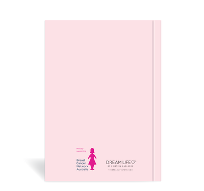 A5 Journal - BCNA - My Inner Strength - Wreath - Pink