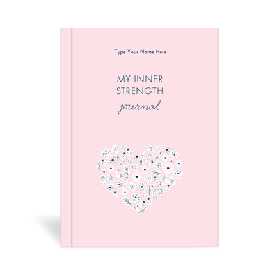 A5 Journal - BCNA - My Inner Strength - Heart - Pink