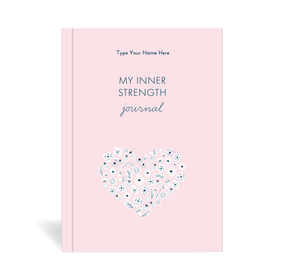 A5 Journal - BCNA - My Inner Strength - Heart - Pink