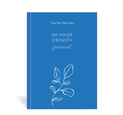 A5 Journal - BCNA - My Inner Strength - Leaf - Blue