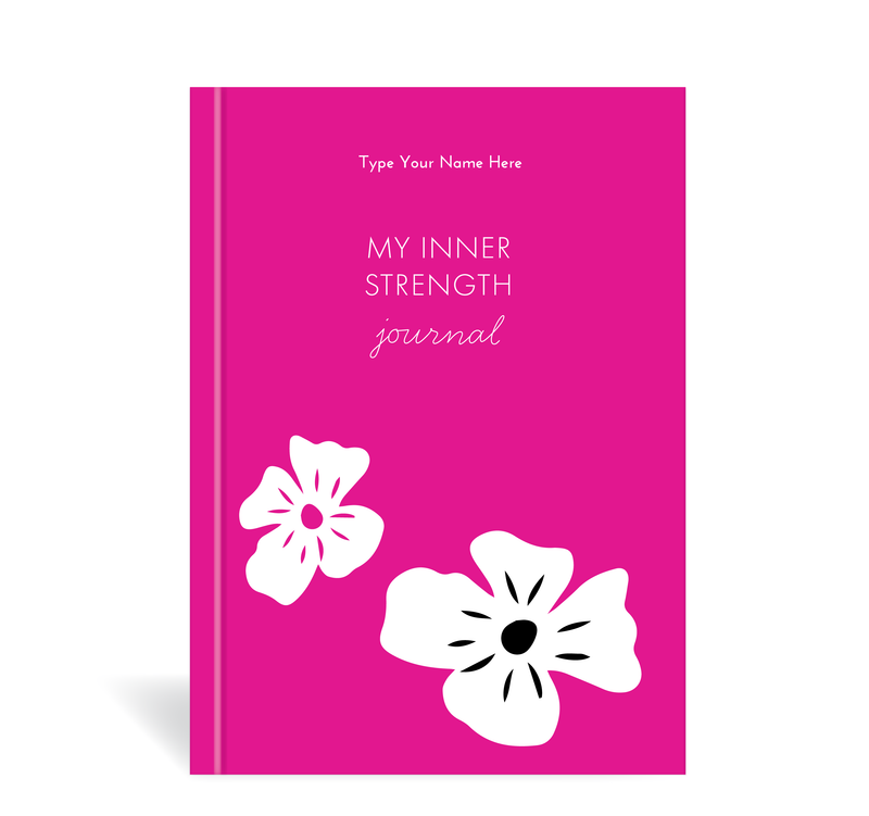 A5 Journal - BCNA - My Inner Strength - Sippa - Hot Pink