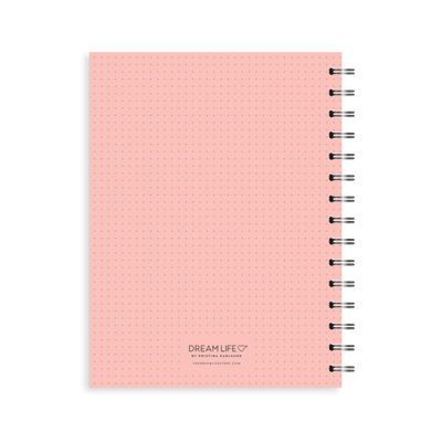 A5 Spiral Bullet Journal - Peach