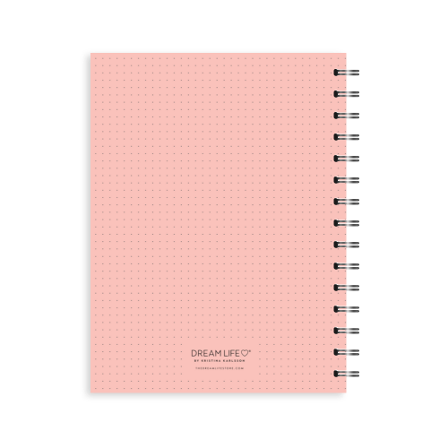 A5 Spiral Bullet Journal - Peach