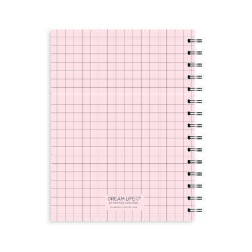 A5 Spiral Bullet Journal - Pink