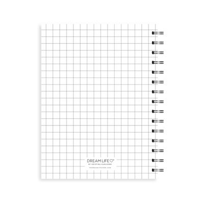 A5 Spiral Bullet Journal - White
