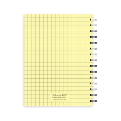 A5 Spiral Bullet Journal - Yellow